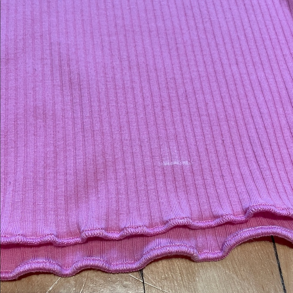 Rio Pink Ribbed Top - Picture 5 of 5